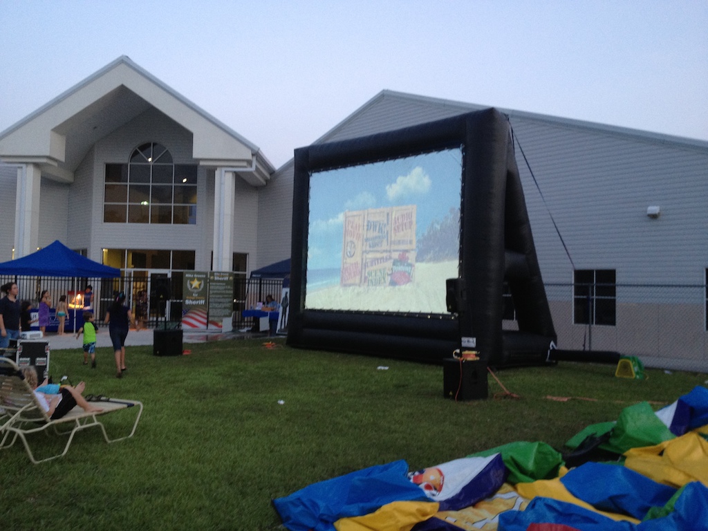 Inflatable Movie Screen Rental in Orlando | Sound System, Indoor, Outdoor