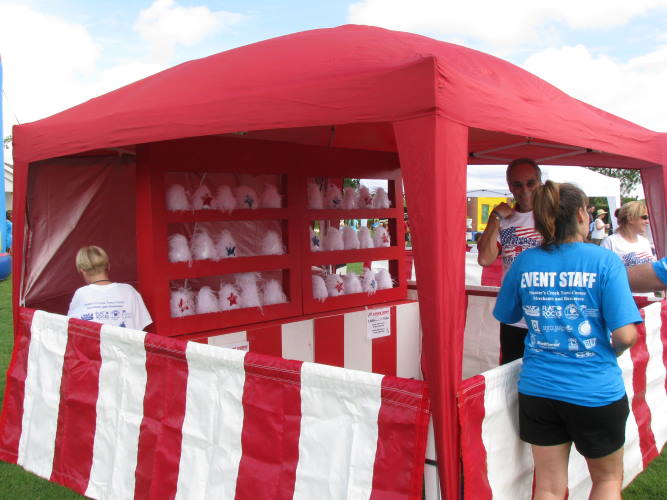 Rent the Midway Knock Down Carnival Game