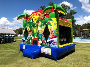 Tropical Island Rental | Tropical Themed Bounce House Rental in Orlando