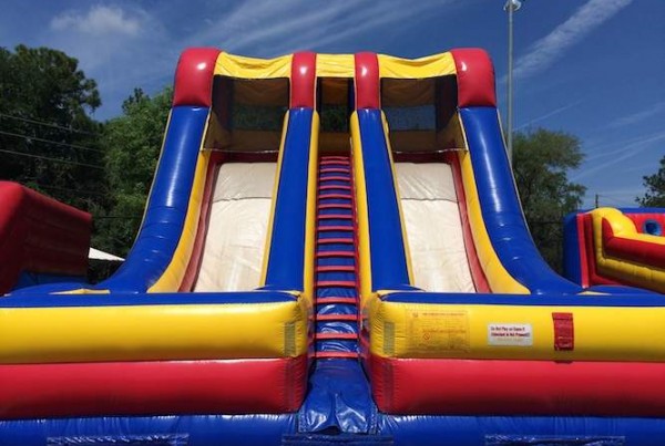 Accelerator Slide 17' | Florida Inflatable Slide Rentals | 2 Lane Big Slide