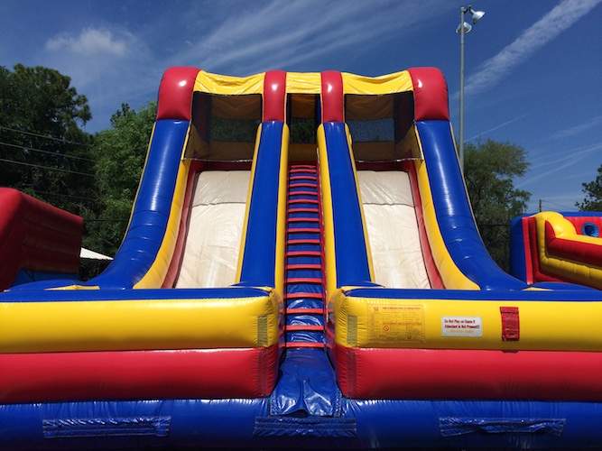 Accelerator Slide 17' | Florida Inflatable Slide Rentals | 2 Lane Big Slide