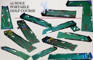 12 Hole Portable Golf Course Rental | Putt Putt Golf Game Rentals in FL