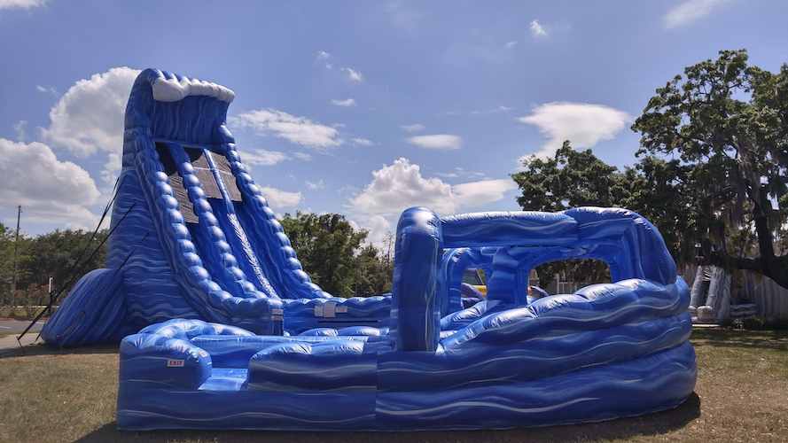 Rent the Big Blue Whale Blue Crush Water Slide