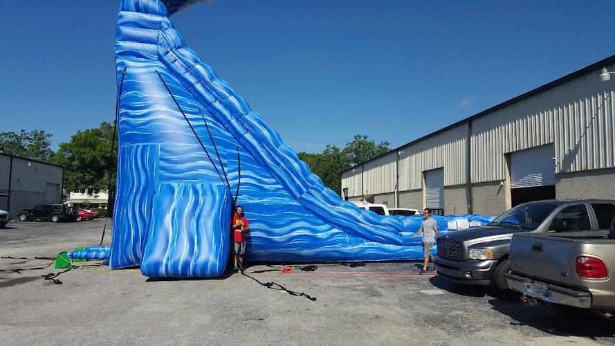 Rent the Big Blue Whale Blue Crush Water Slide