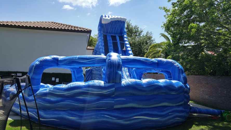 Rent the Big Blue Whale Blue Crush Water Slide