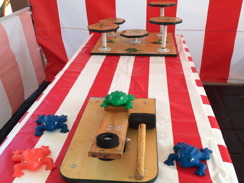Frog Flinger Carnival Game Birthday Church Rental Perfect for Trade Show 