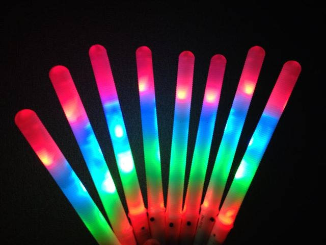 8 Function Cotton Candy LED Glo Glow Cones-Pack Of 1 