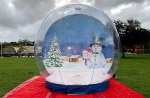 Interactive Snow Globe | Christmas Party Rentals | Walk-In Snow Globe