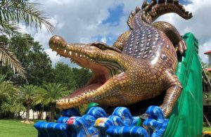 The 36 Foot Inflatable Gator Slide | Large Slide Rental in Florida