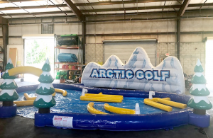 Arctic Golf | Inflatable Putt Putt Golf | Kid Friendly Golf Game Rental