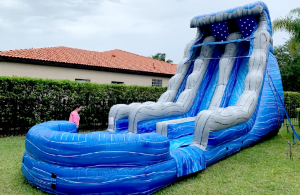 Double Lane Laguna Wave | Large Inflatable Slide Rental | 36' Slide