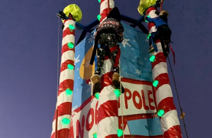 North Pole Climbing Wall | Christmas Themed Rock Wall Rental in Florida
