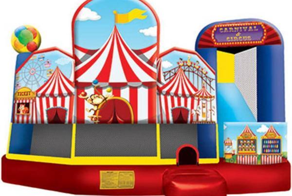 Carnival Clubhouse Bounce House Rental | Rent Toddler Inflatables