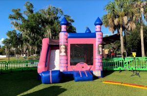 Princess Bounce House Rental in Orlando | Rent Pink Castle Inflatable