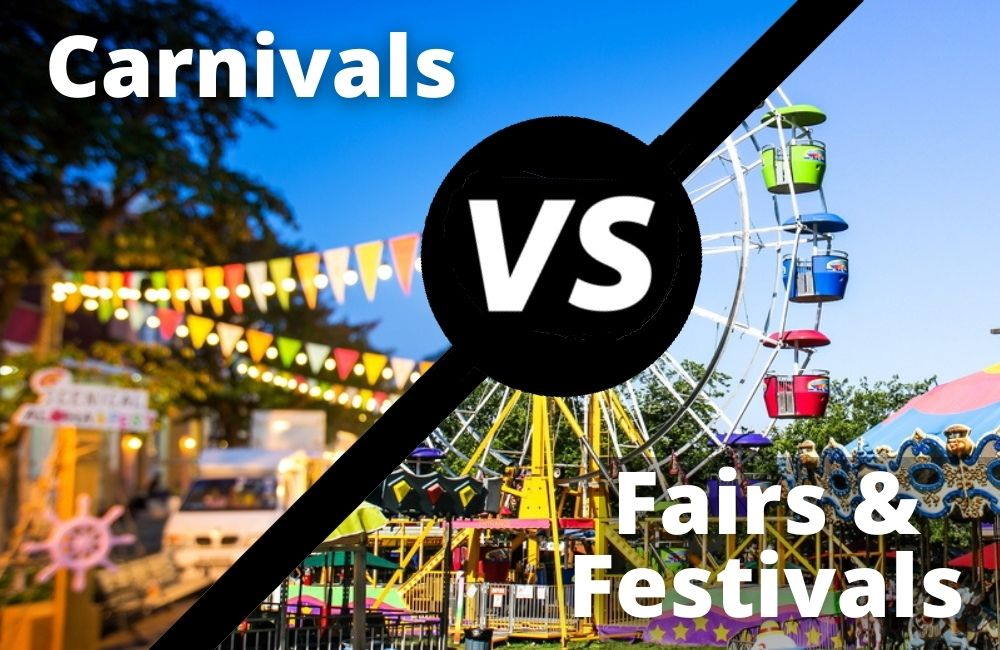 Differences Between Carnival vs. Fair vs. Festival | Amusement FAQs