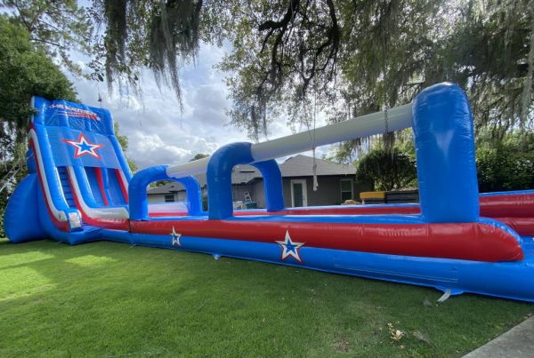 30’ Double Lane Patriot Water Slide | Patriotic Water Slide Rental