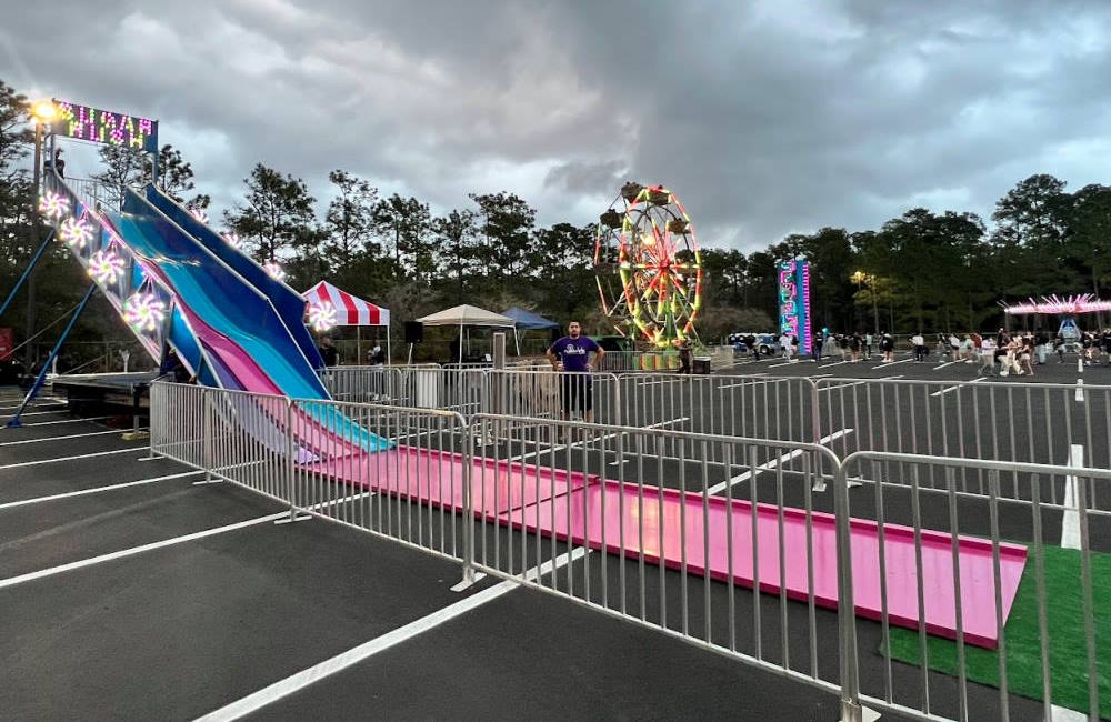 90 Foot Carnival Slide