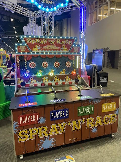 Spray and Race Carnival Game